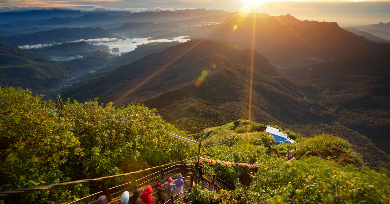 Sunrise at Adam's Peak, Sri Lanka